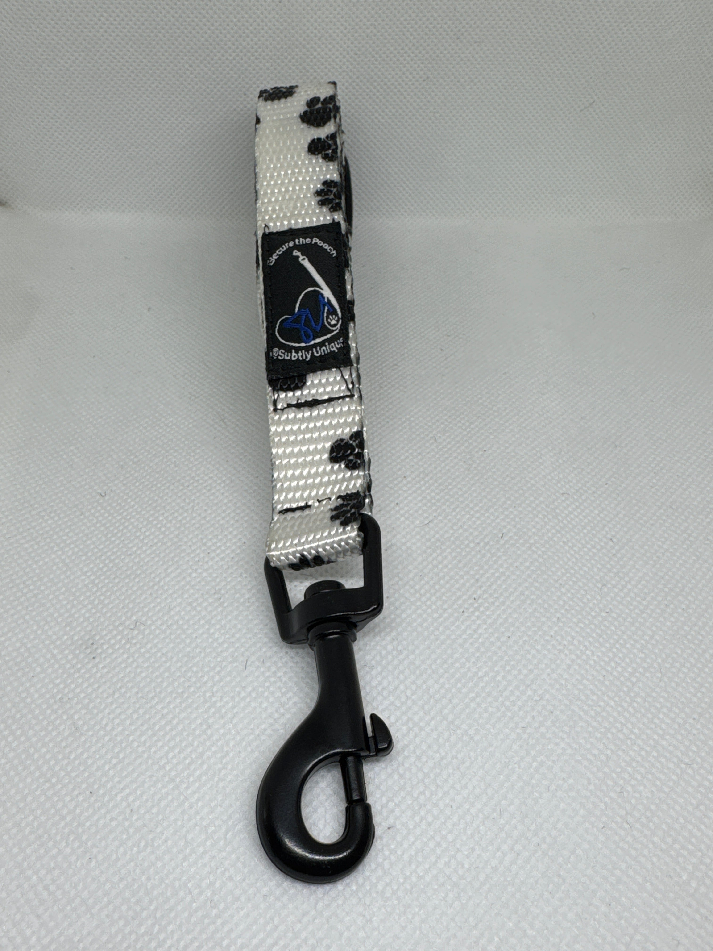 Signature BW Pawz Secure the Pooch mini snap hook NekLeash By Subtly Unique