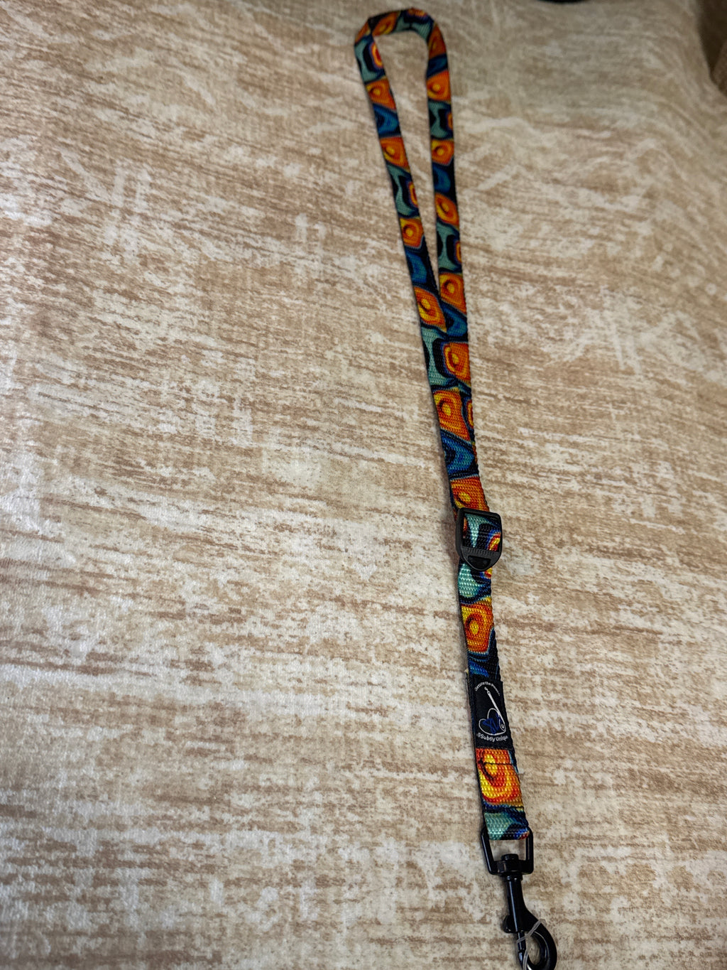 Marvel-Ous Blu Metal Dual Use Secure the Pooch Patented Convertible Key Lanyard Dog Leash