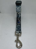Blu Urban Camo Secure the Pooch nekleash by Subtly Unique svr mini hook