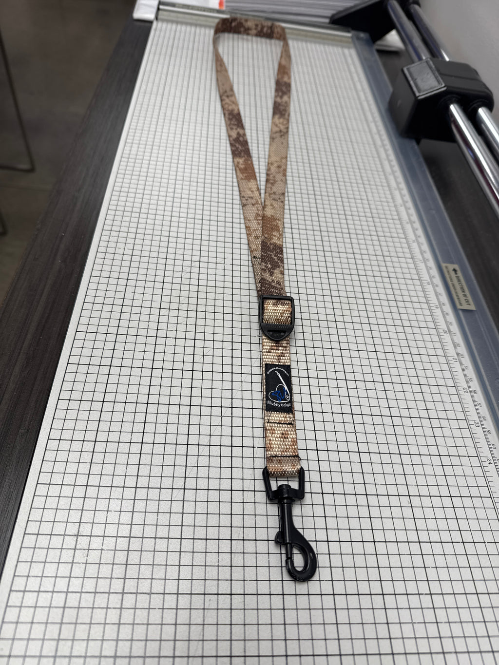 Desert Storm Urban Camo secure the pooch nekleash by Subtly Unique mini hook