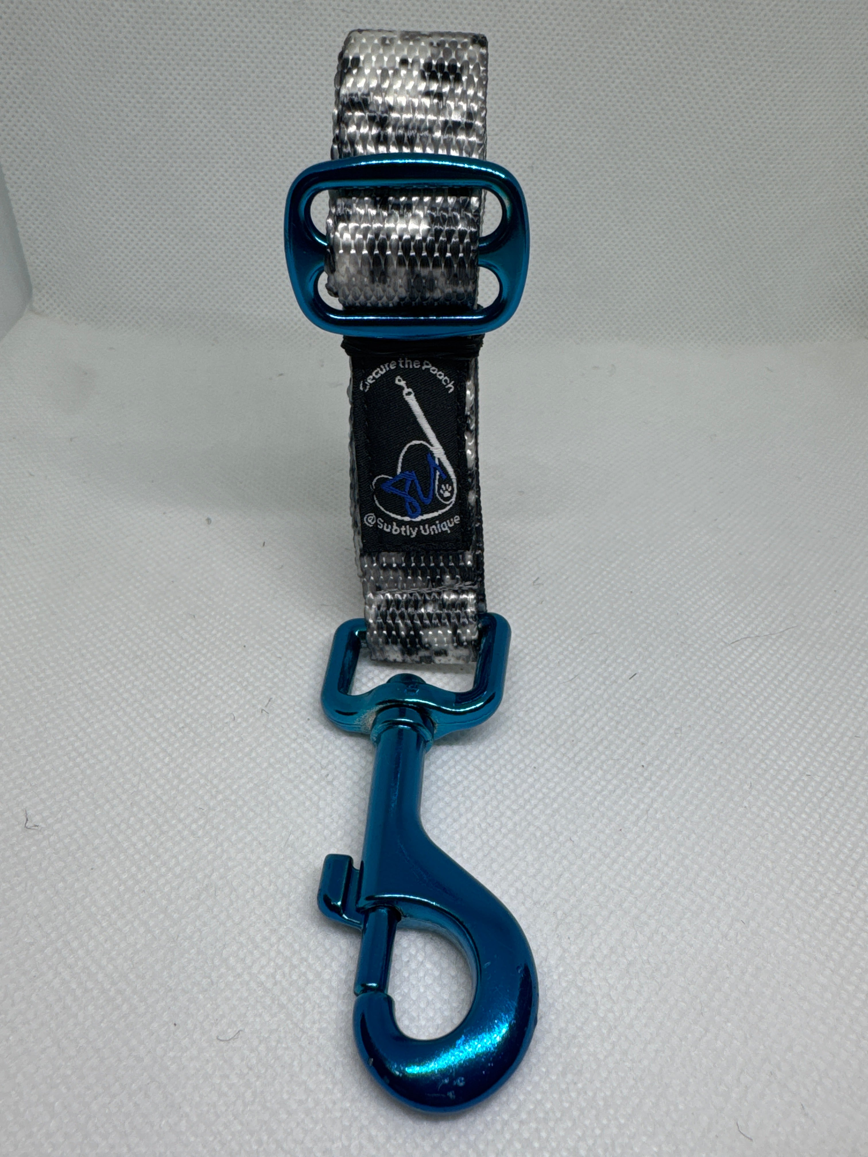 Secure the Pooch B+W Urban Camo Blu MTL Patented Nekleash One of Kind Dual Use Convertible Key Lanyard Dog Leash ❤️🐶 🐶