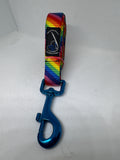 Blu MTL secure the pooch dual use Subtly Unique candy-cane   convertible key lanyard dog leash