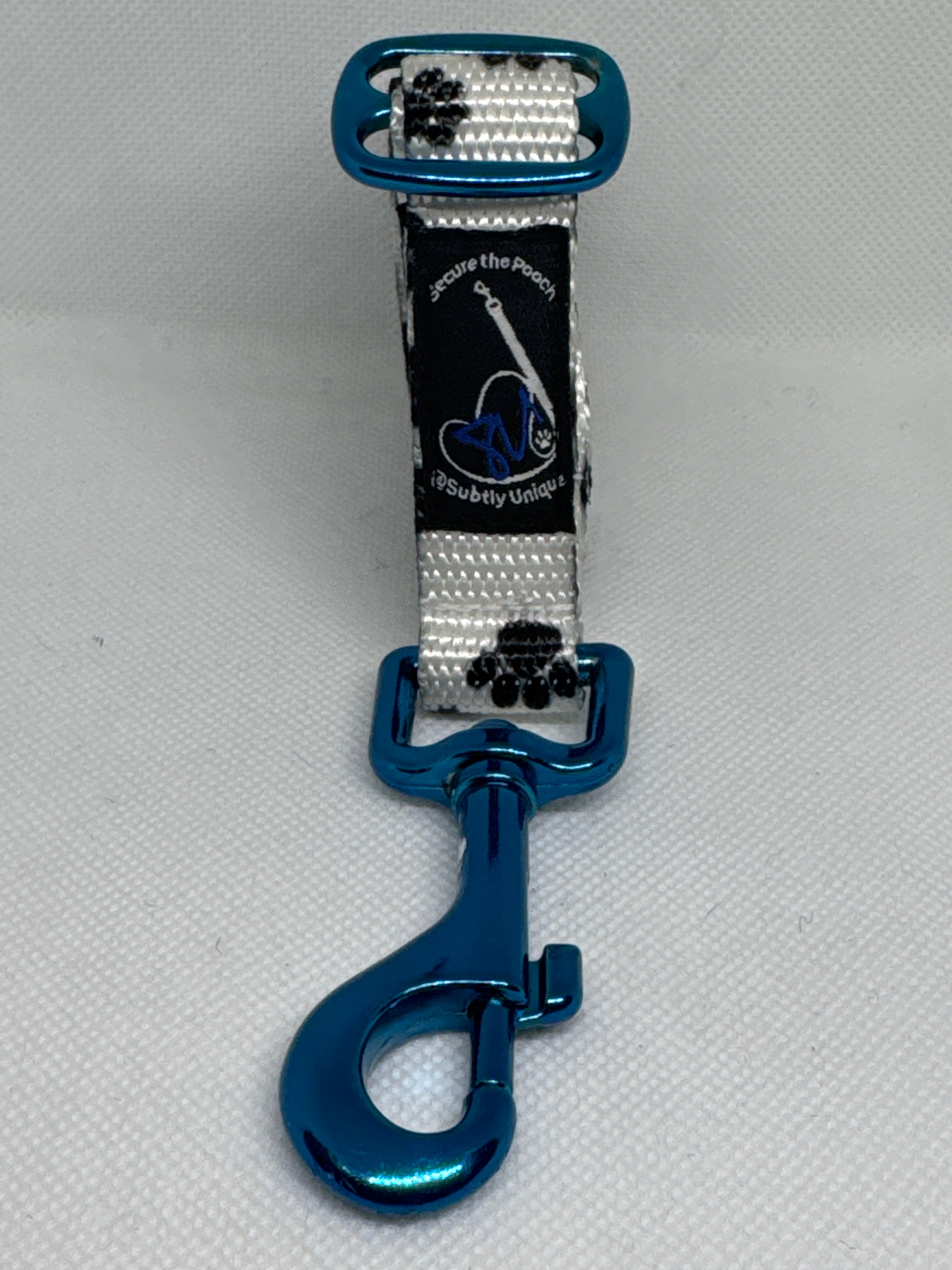 Large adjustable Paws pet collar dog collar by Subtly Unique