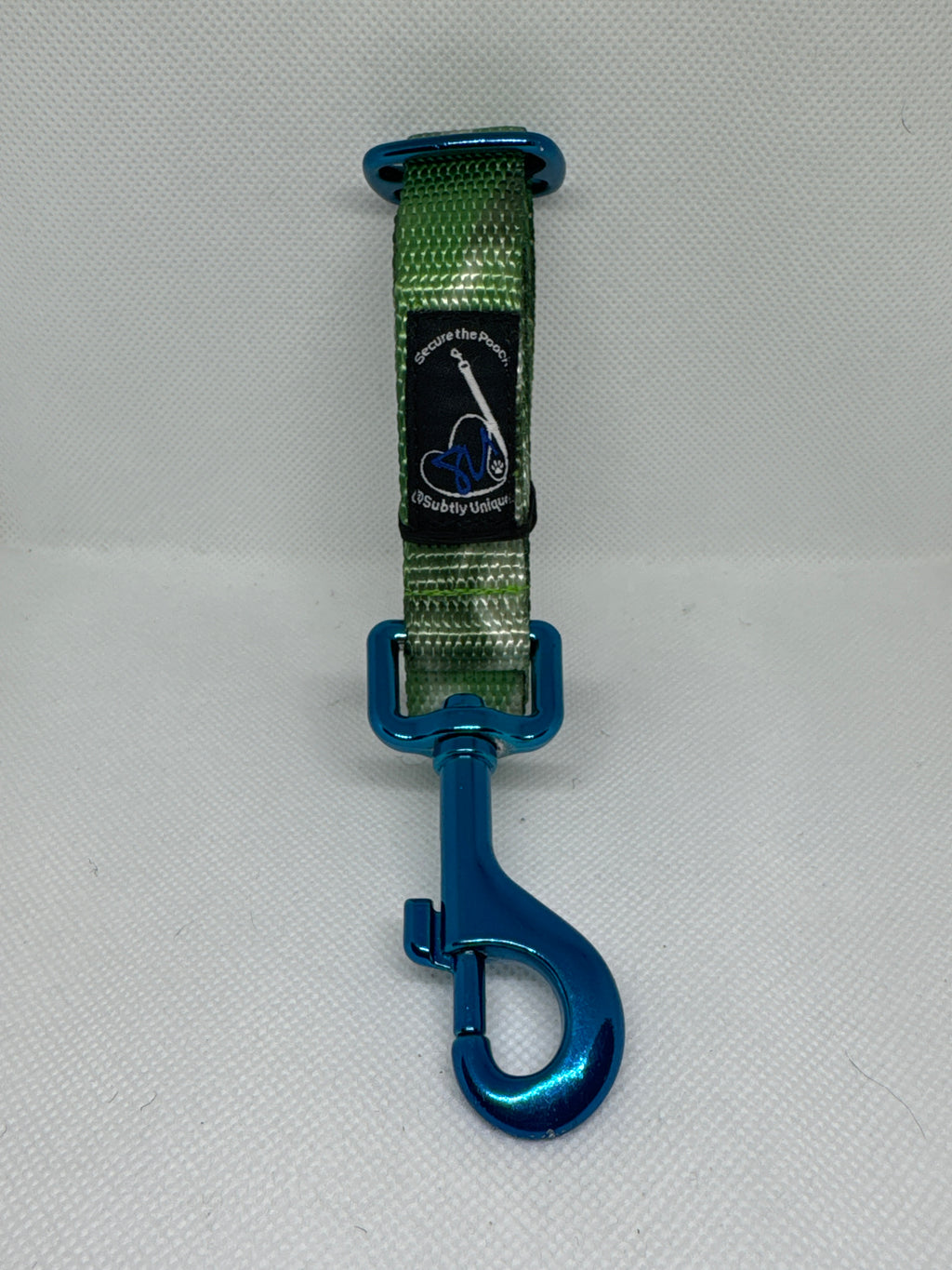 Emerald Green Blu Metal Secure The Pooch Dual Use NekLeash A Convertible Key Lanyard +Dog Leash in one !!! Patented  + Dist by Subtly Unique 🐶❤️
