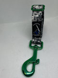 Secure the Pooch Urban Camo GRN MTL Patented Nekleash One of Kind Dual Use Convertible Key Lanyard Dog Leash ❤️🐶