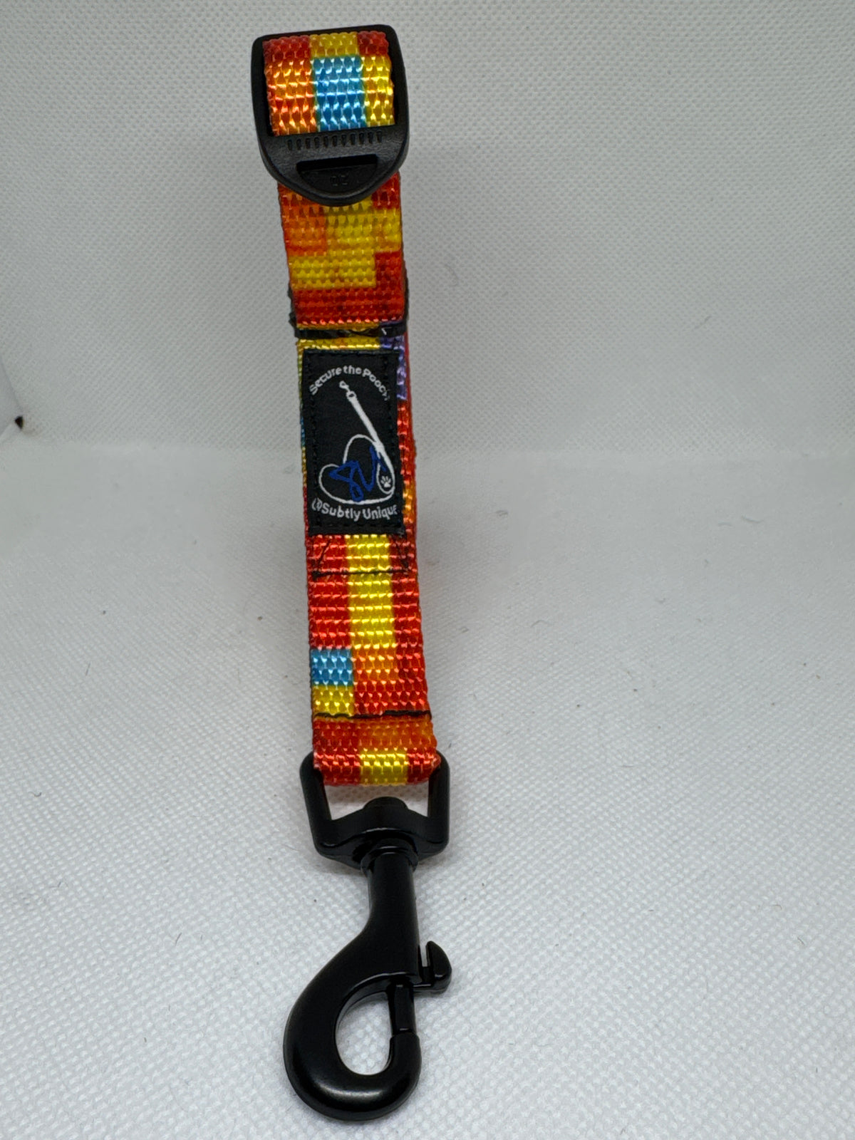 Bright blocka blocka nekleash mini hook Secure the Pooch by Subtly Unique