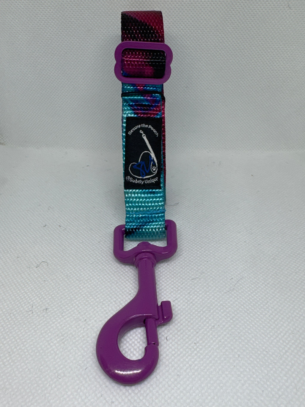 Secure the Pooch Vnyss Marz PNK MTL Patented Nekleash One of Kind eDual Use Convertible Key Lanyard Dog Leash