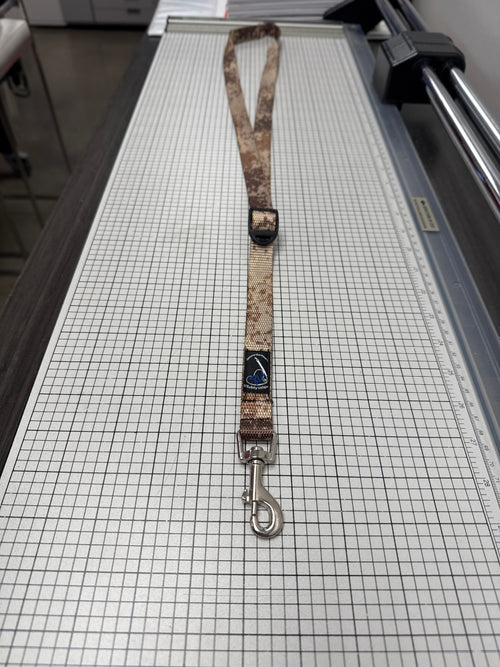 Desert Storm Urban Camo SLVR mini hook Secure the Pooch Nekleash by Subtly Unique