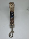 Desert Storm Urban Camo SLVR mini hook Secure the Pooch Nekleash by Subtly Unique