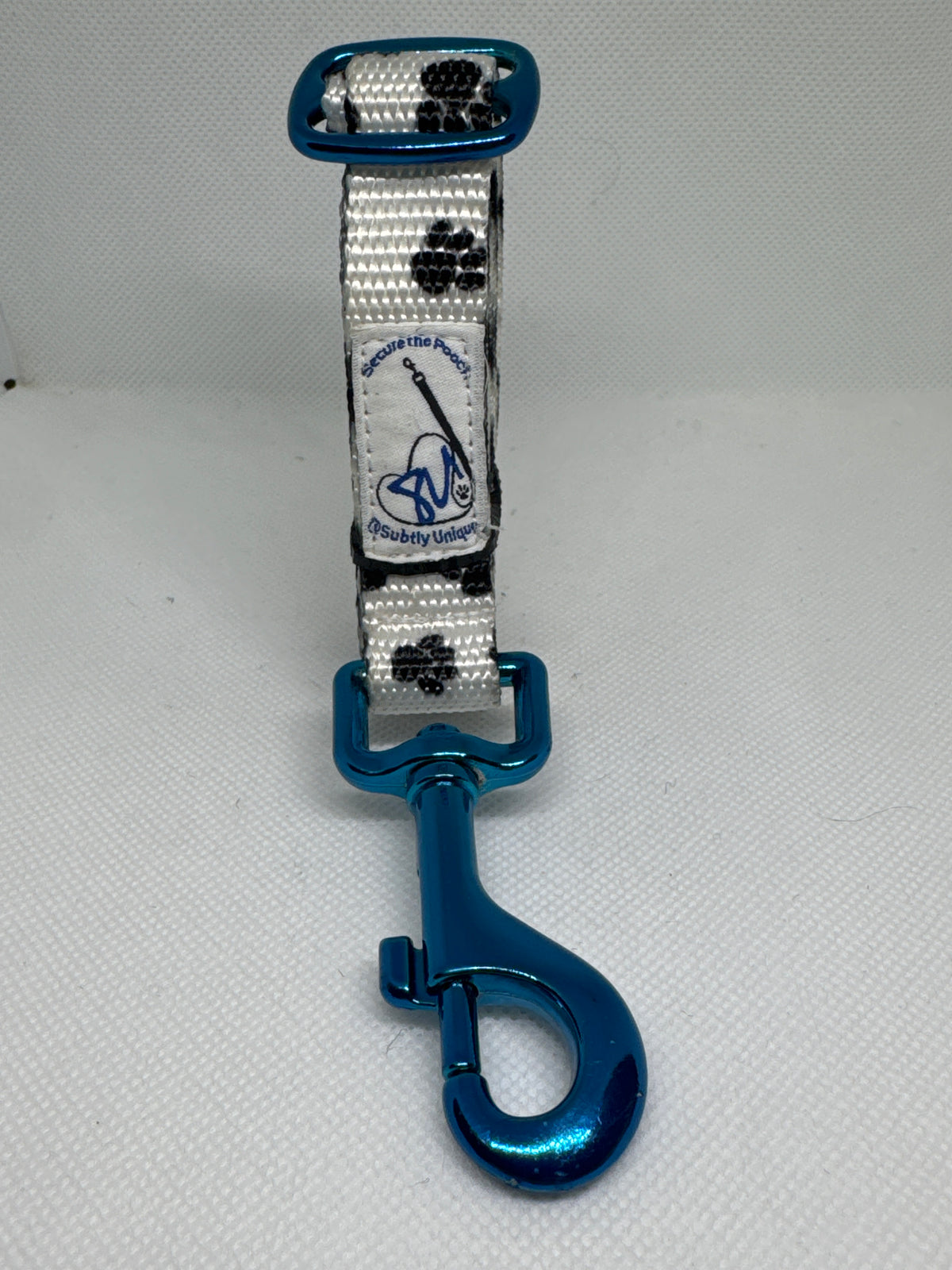 Large adjustable Paws pet collar dog collar by Subtly Unique